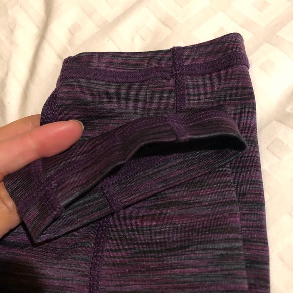 Heather purple leggings. - Picture 5 of 6